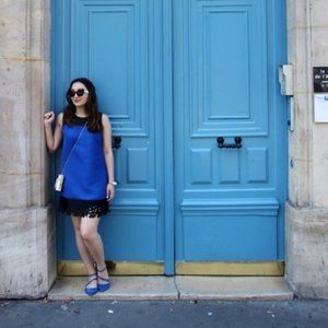 NWT Sarah Stevenson Dress w laser cut hem. SZ Sm